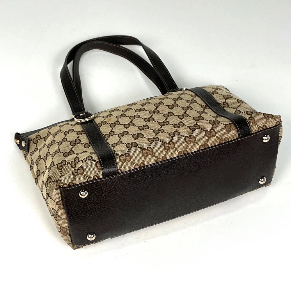 Gucci GG tote bag Abbey handbag canvas beige brown - Picture 2 of 7